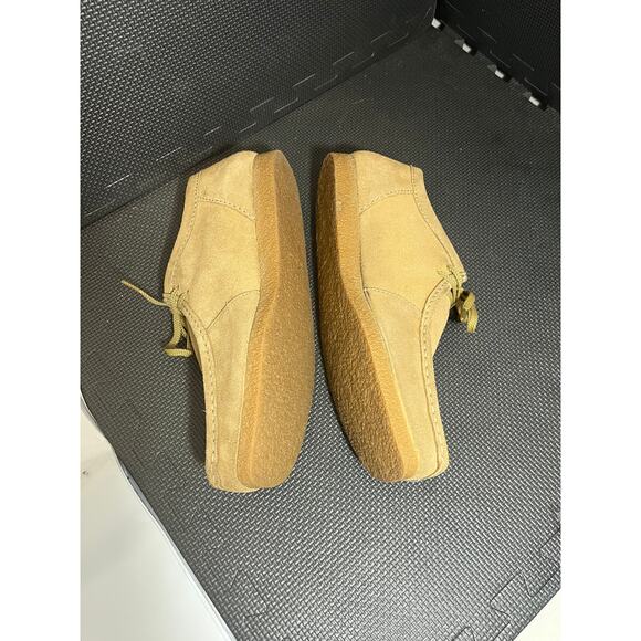 Clarks Shacre Ii Run Shoes Dark Sand Suede Oxford Wallabee Moccasin Size 13 - Picture 3 of 9